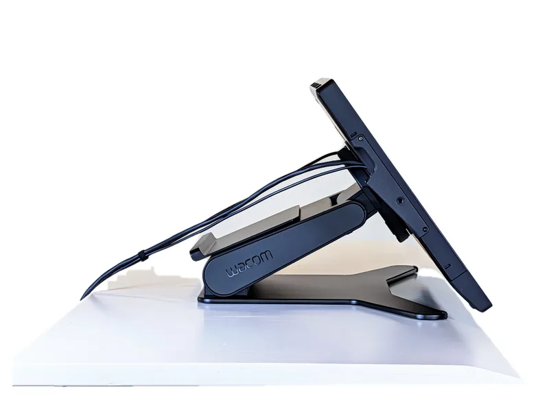 Wacom Cintiq Pro 27 Stand with the screen at about 45 degrees